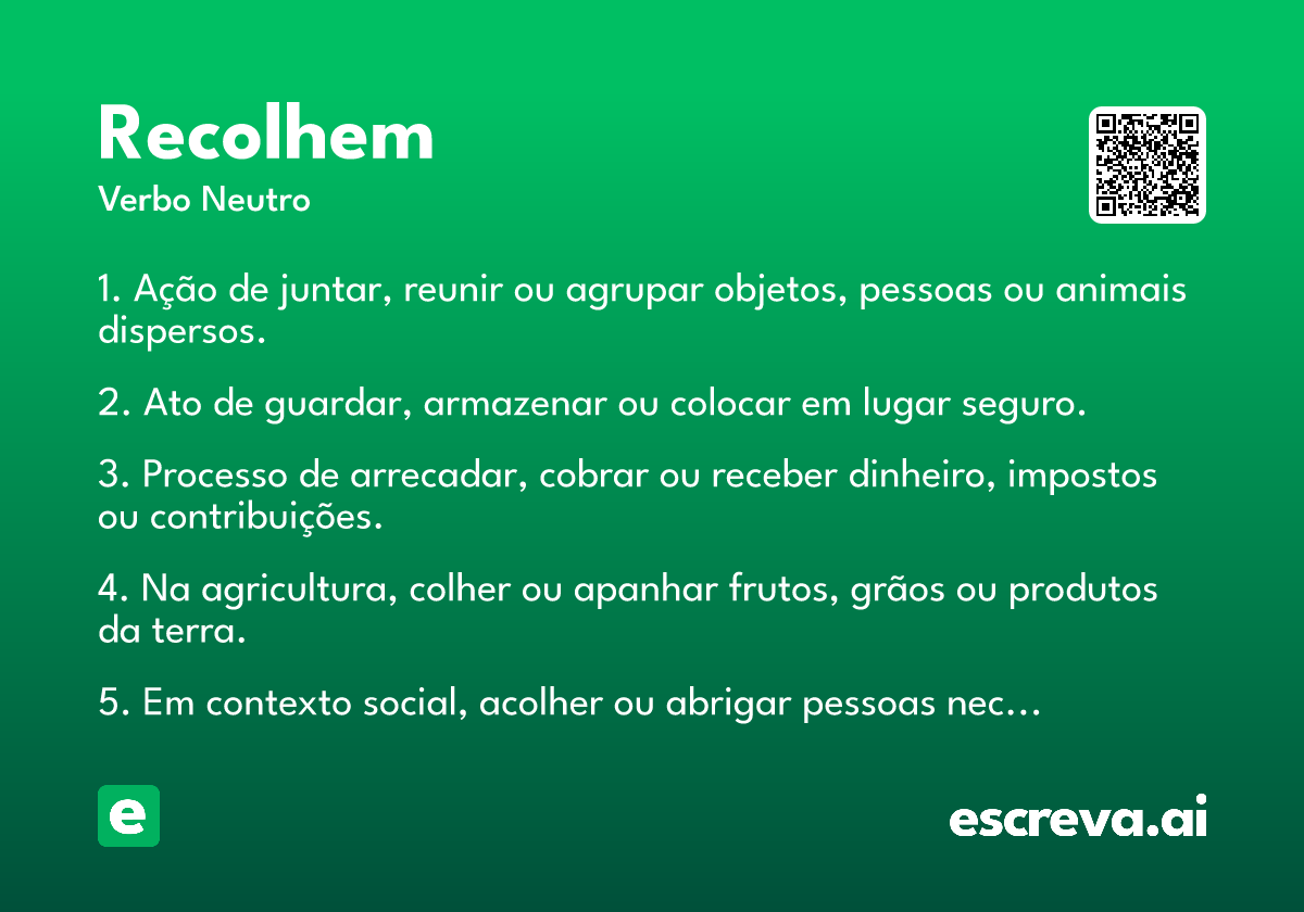 recolhem