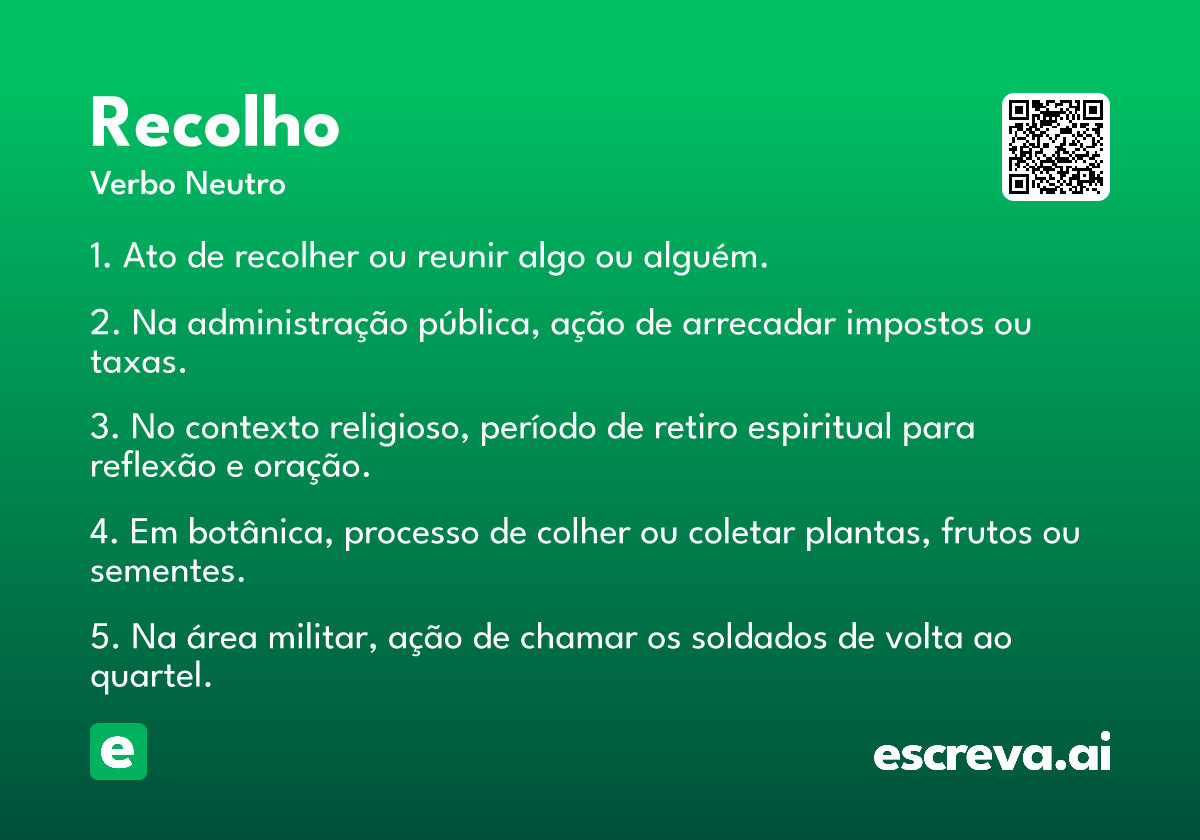 recolho