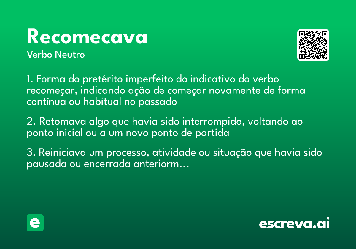 recomecava