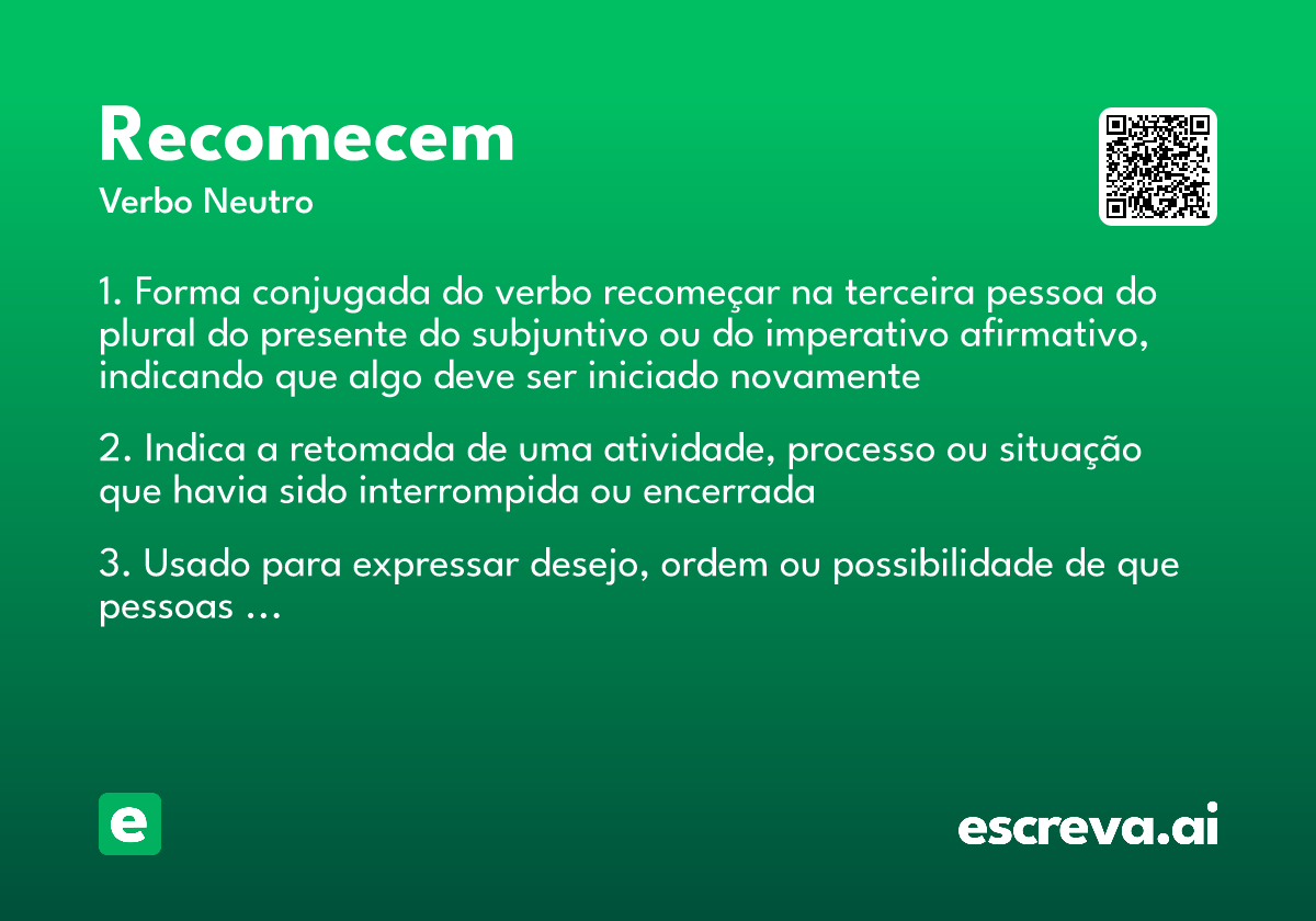 recomecem