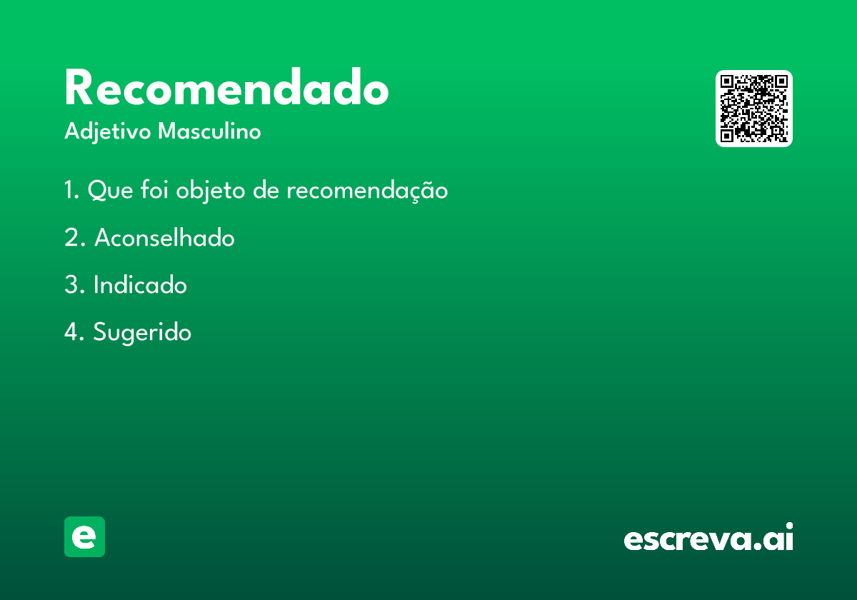 recomendado