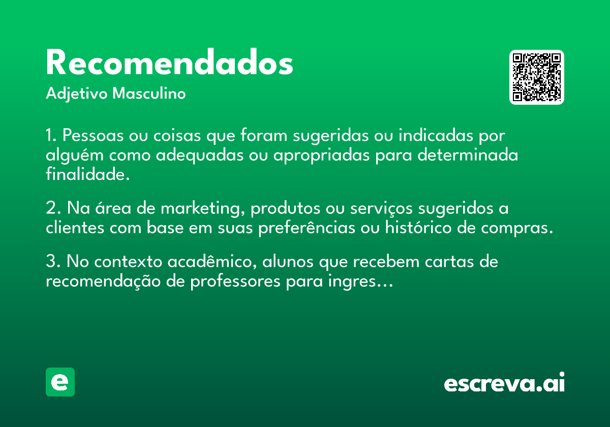 recomendados