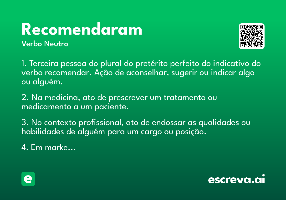 recomendaram