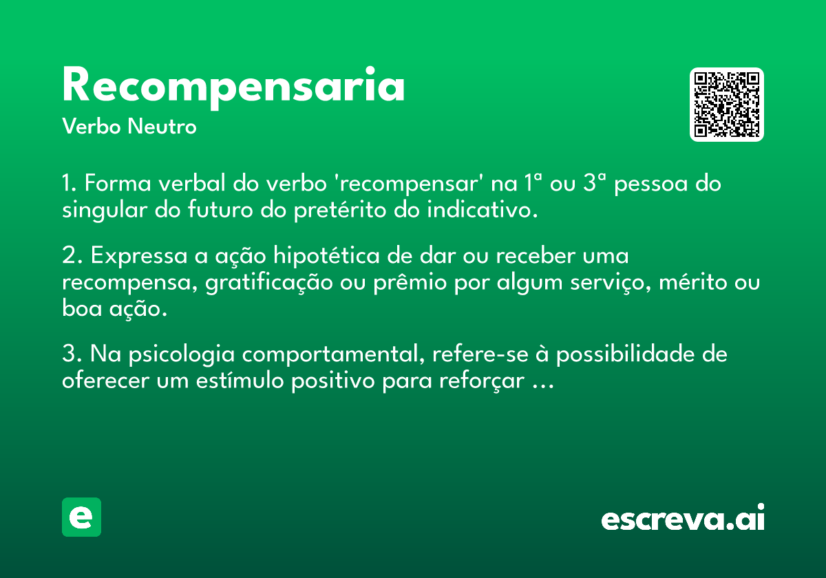 recompensaria