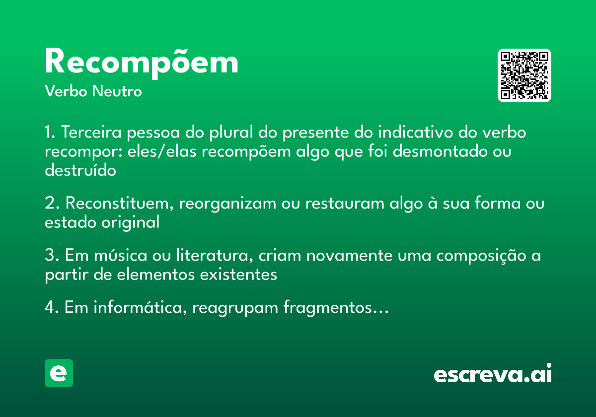 recompõem