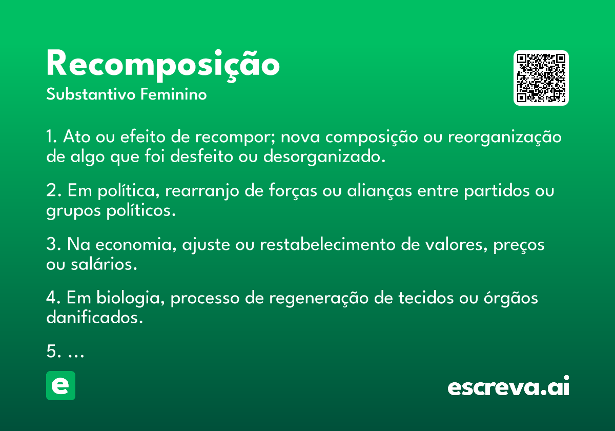 recomposição