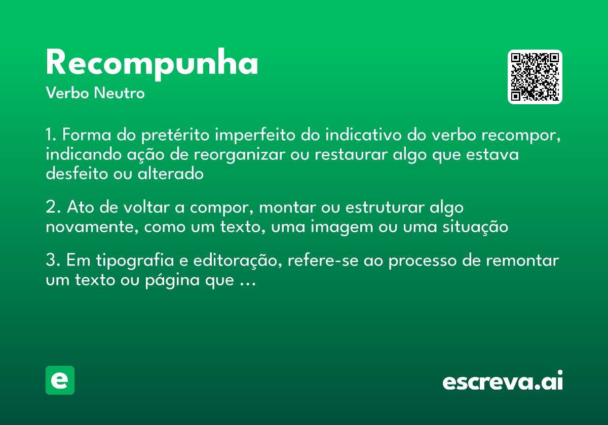 recompunha