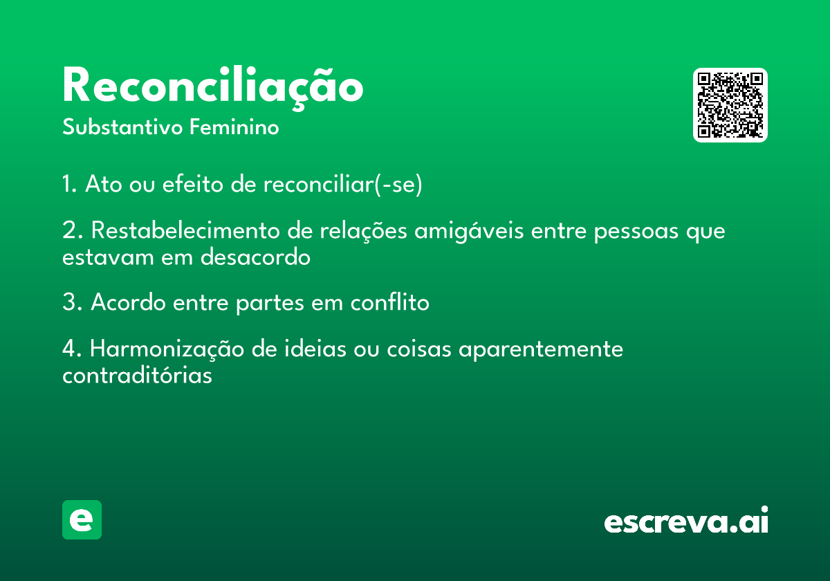 reconciliação