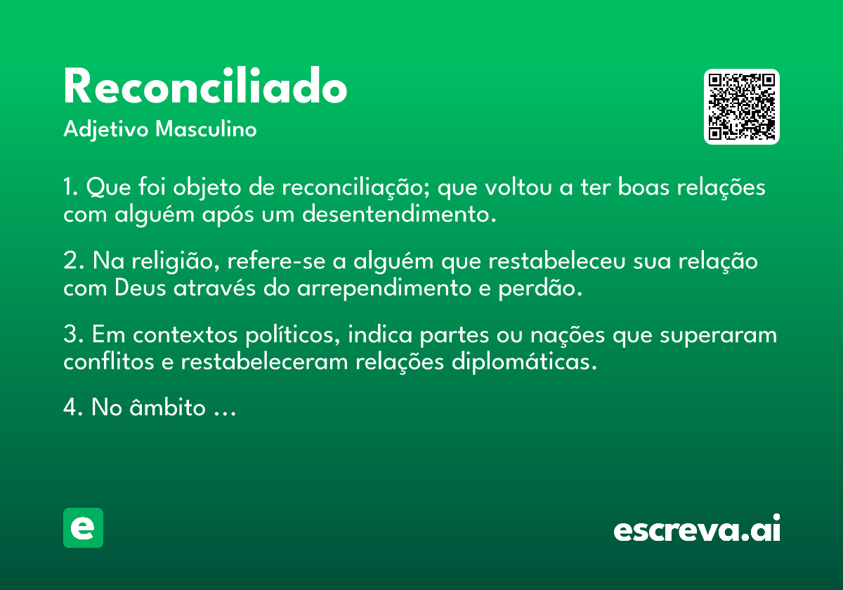 reconciliado