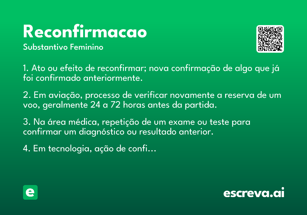reconfirmacao