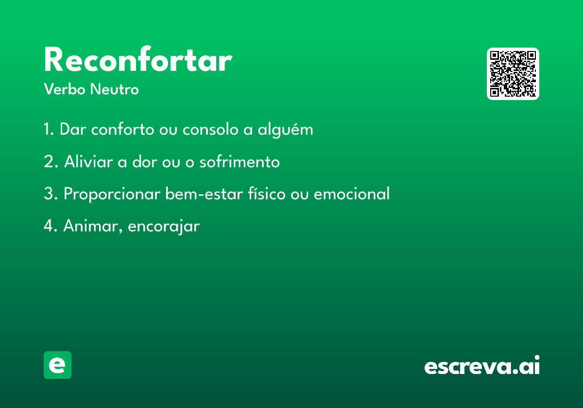 reconfortar