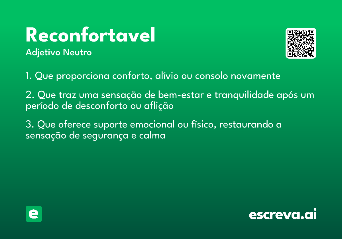 reconfortavel