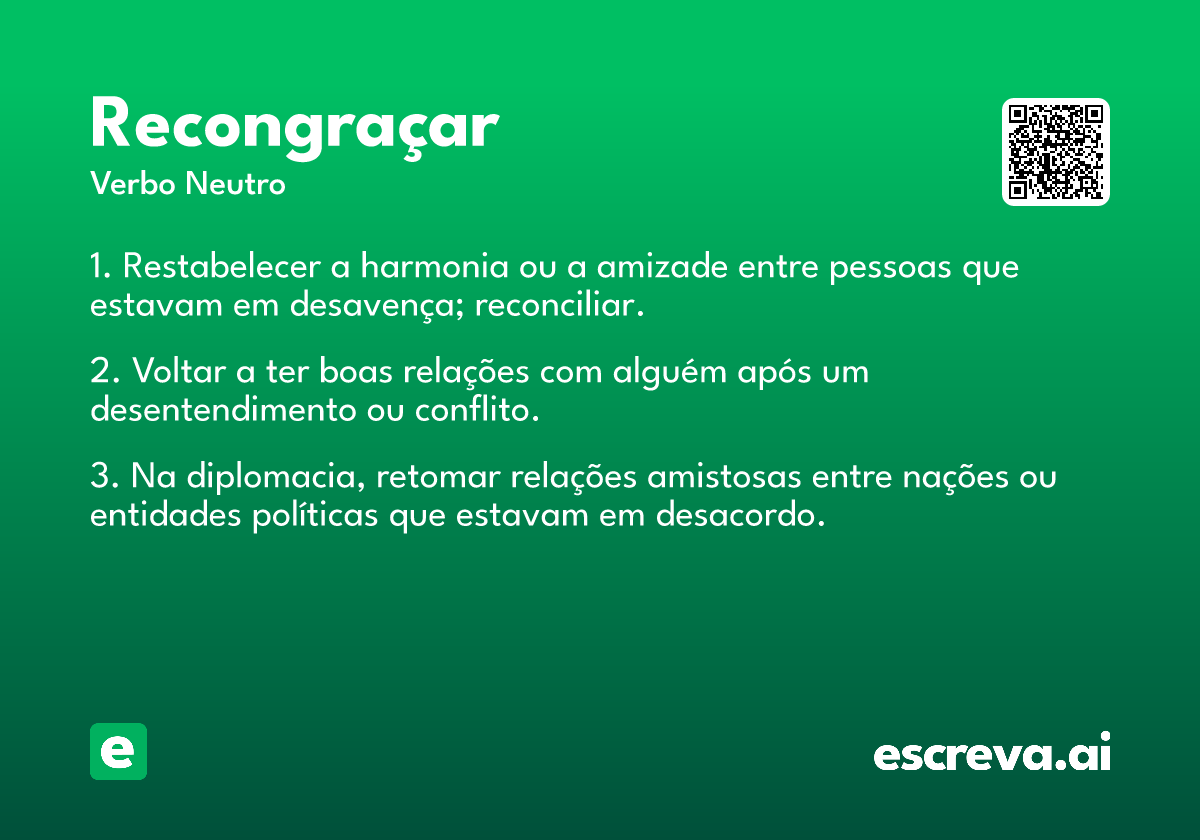 recongraçar
