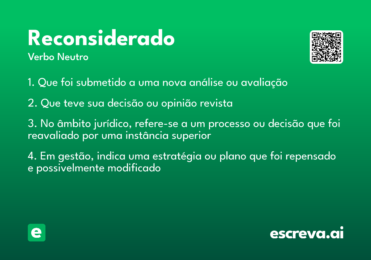 reconsiderado