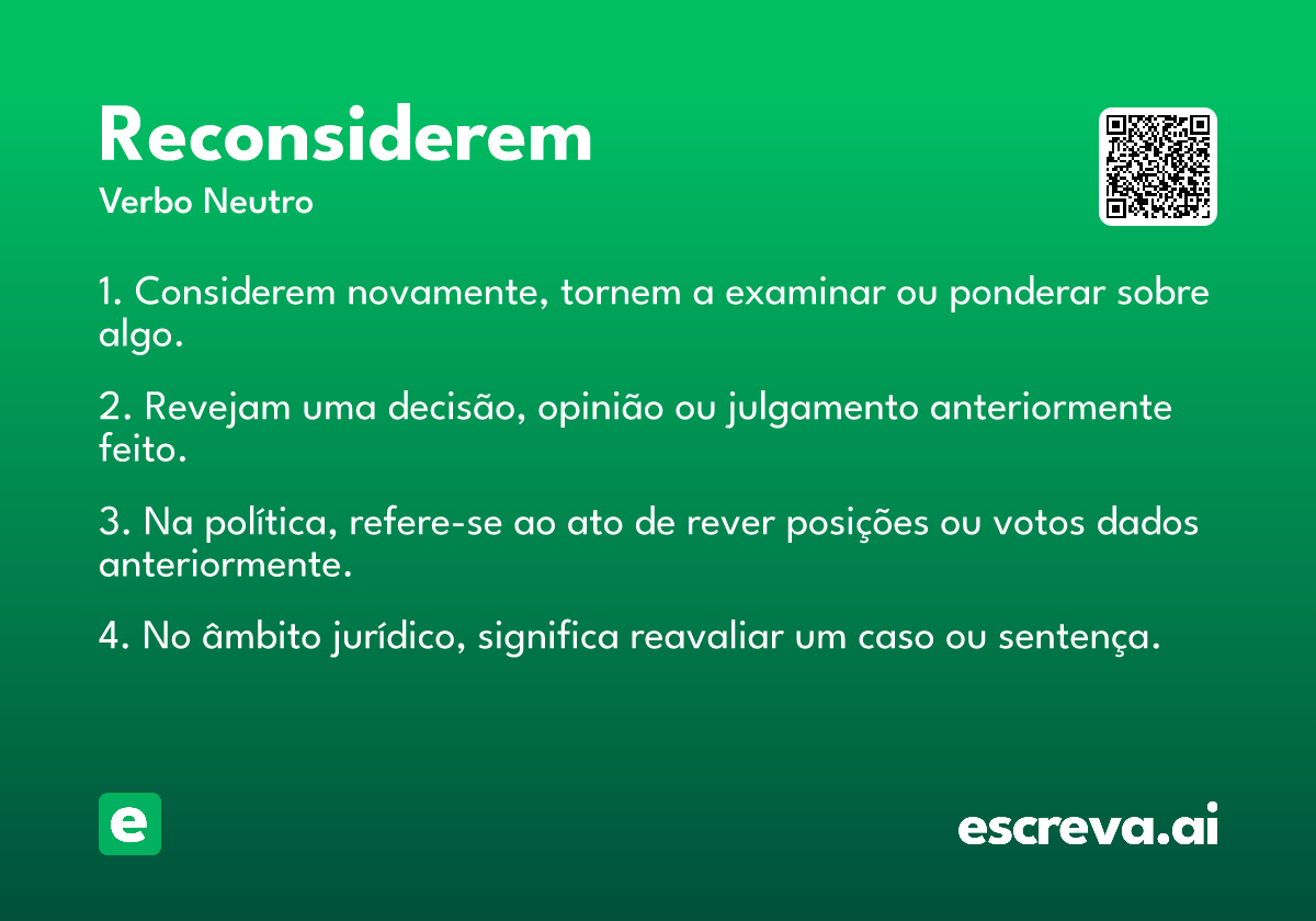 reconsiderem