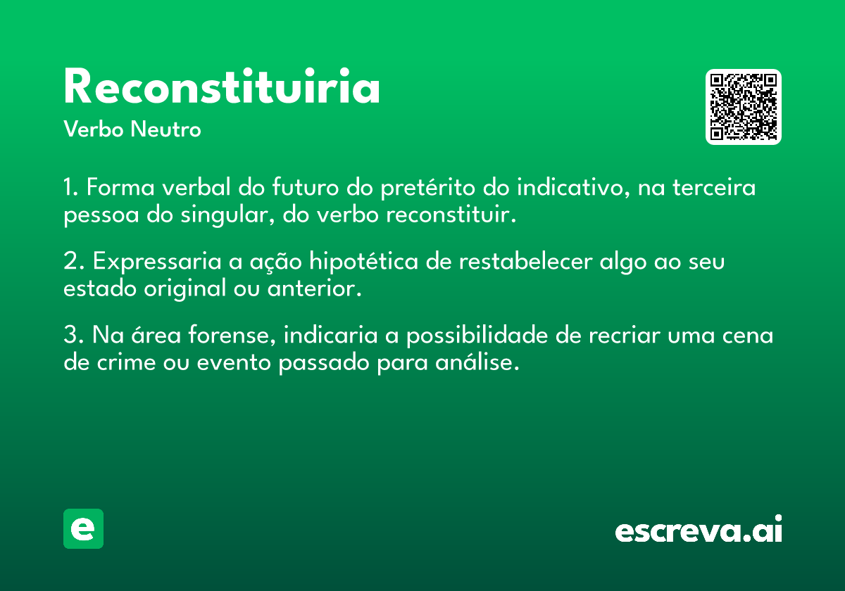 reconstituiria