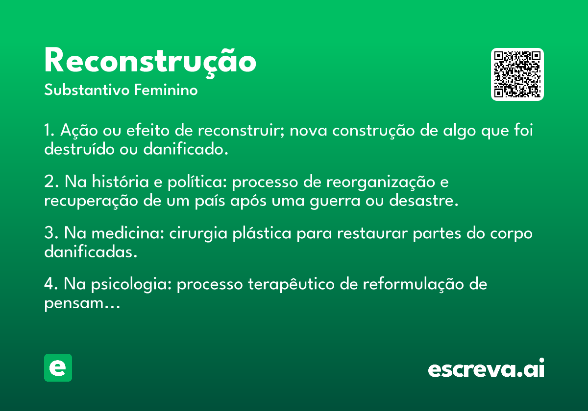 reconstrução
