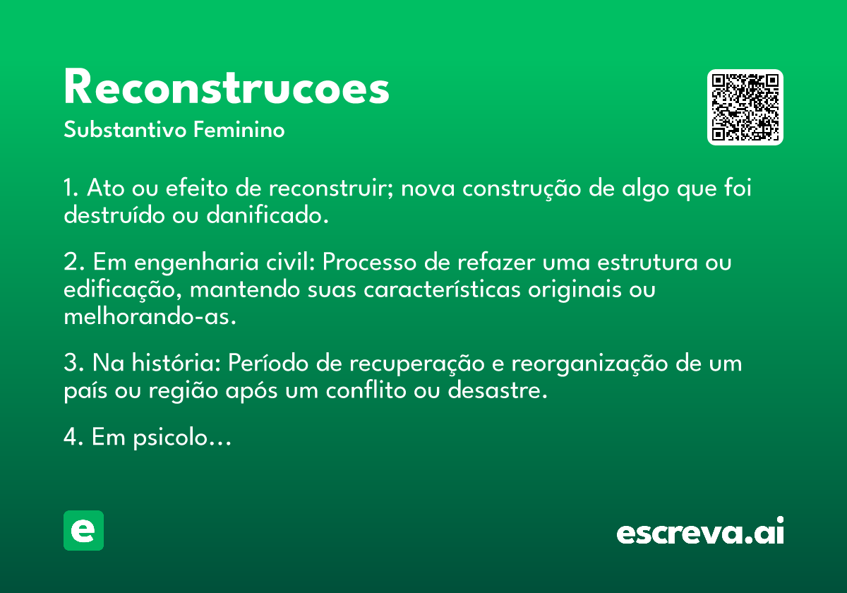reconstrucoes