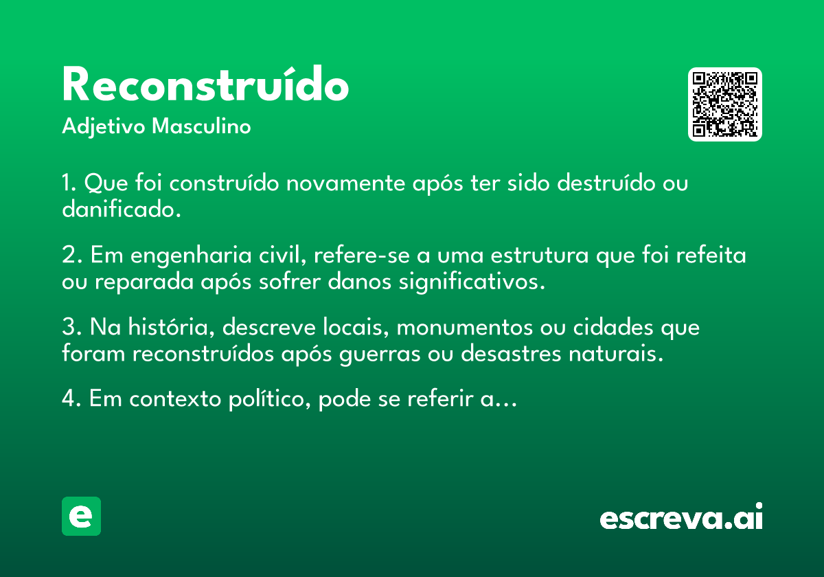 reconstruído
