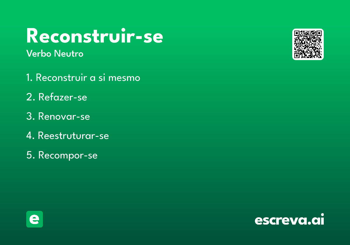 reconstruir-se