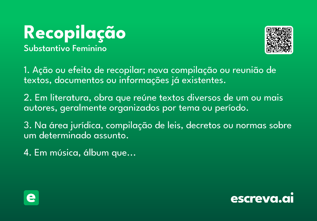 recopilação