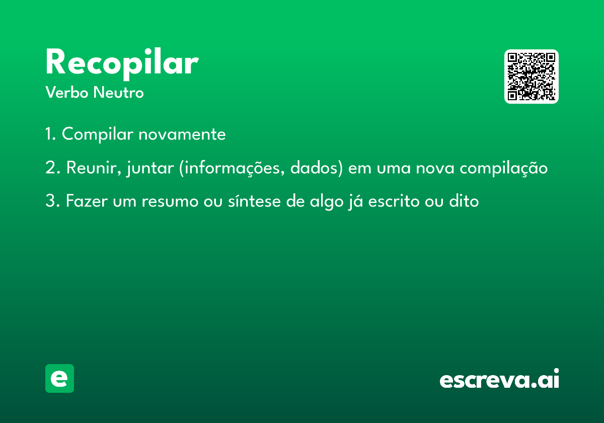 recopilar