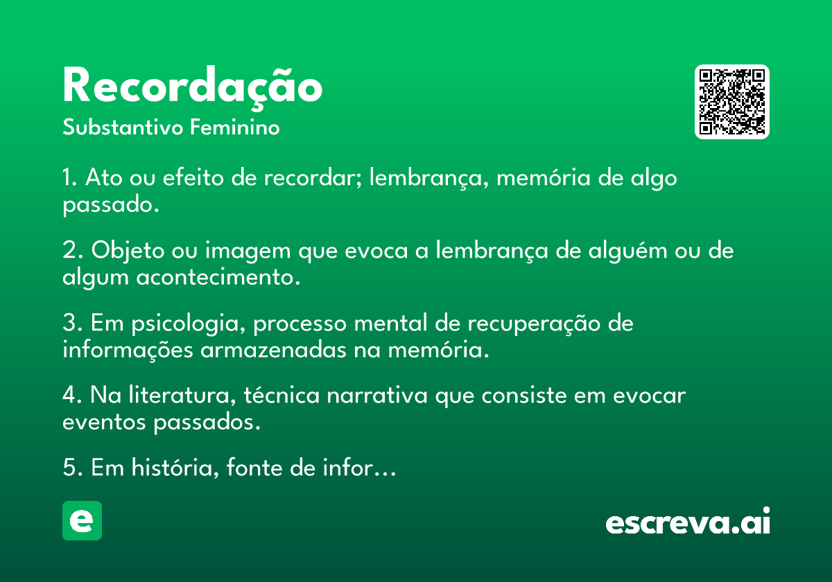 recordação