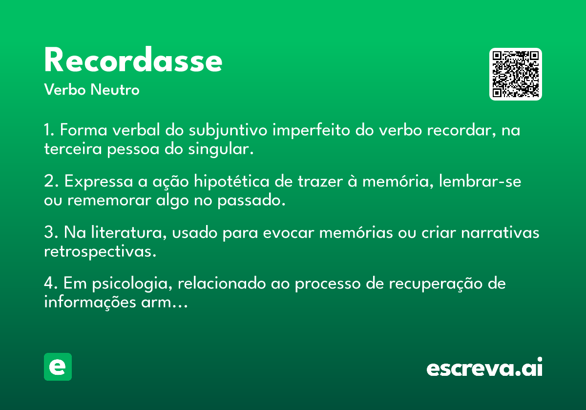 recordasse