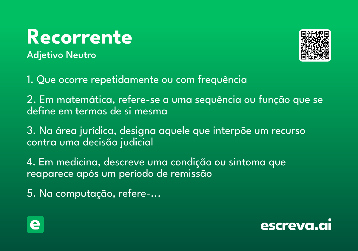 recorrente
