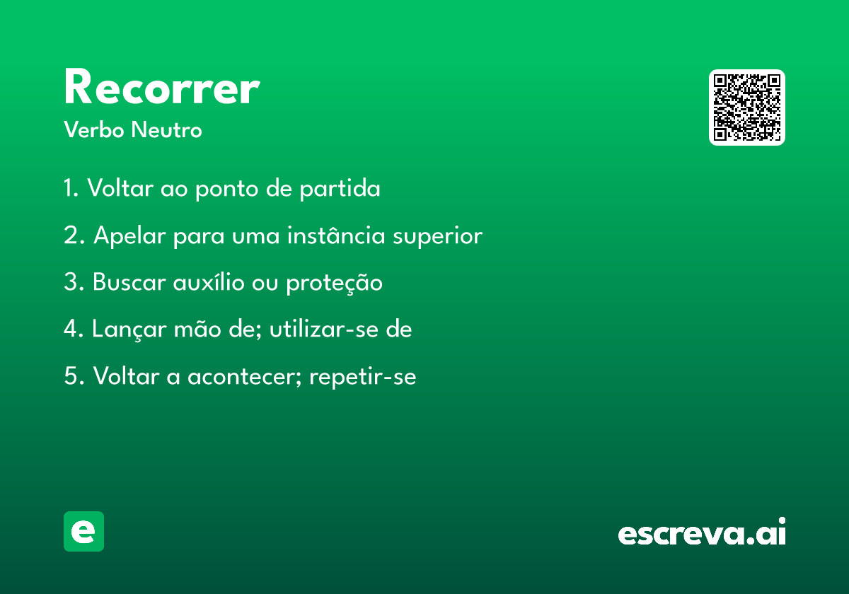 recorrer