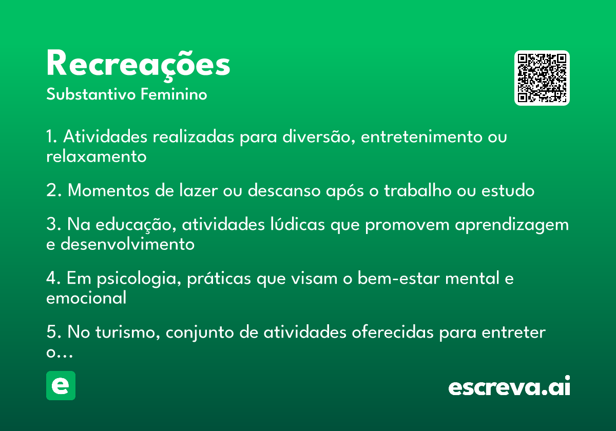 recreações