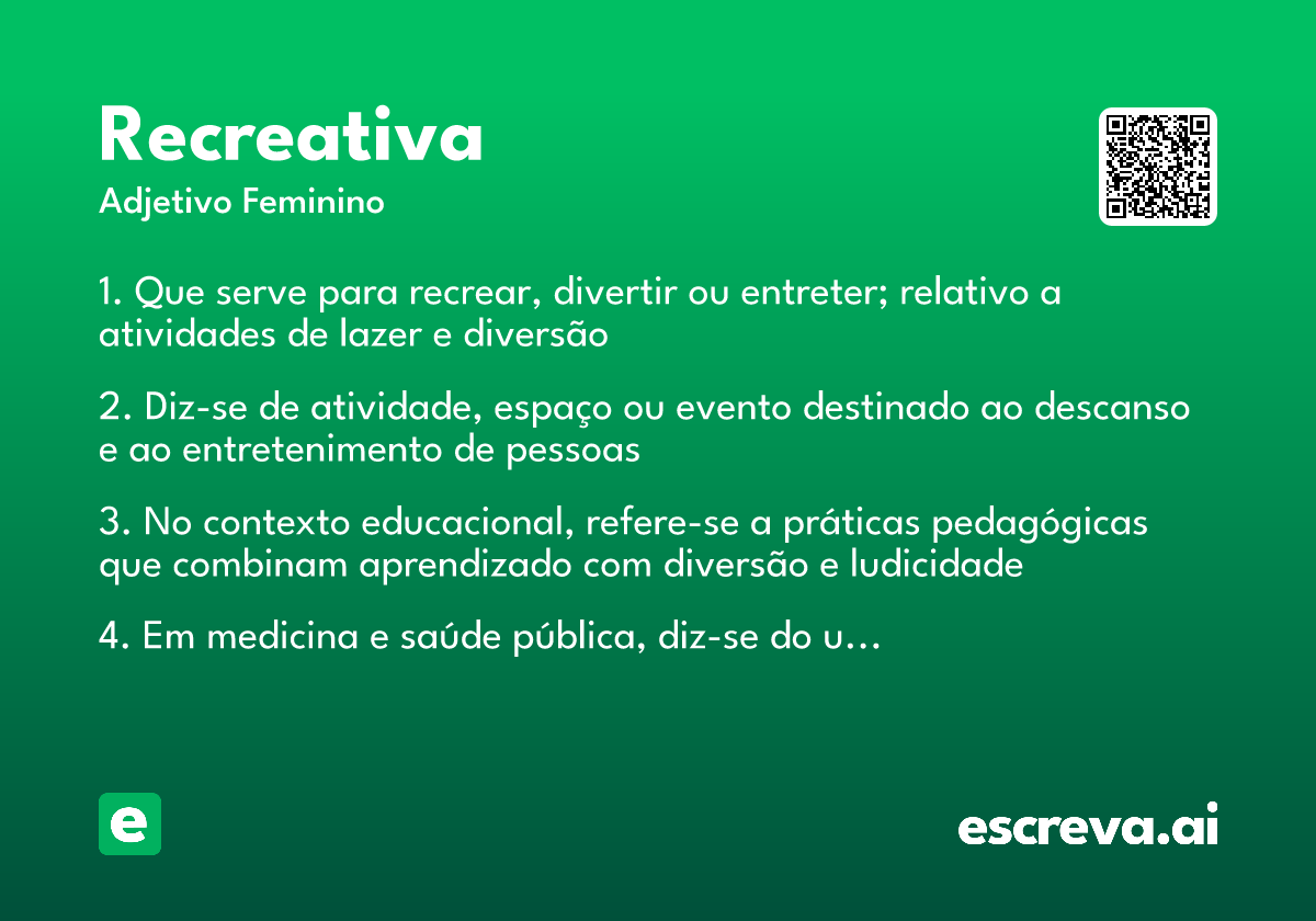 recreativa