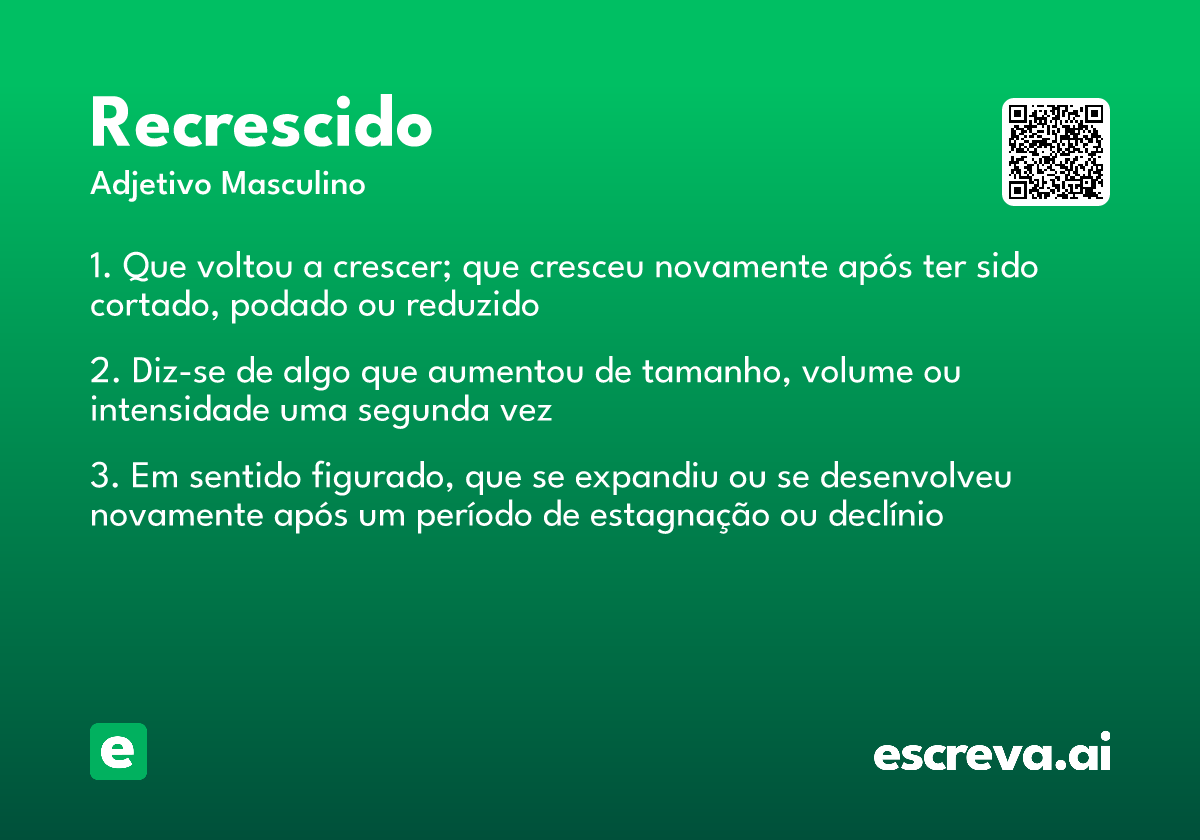 recrescido