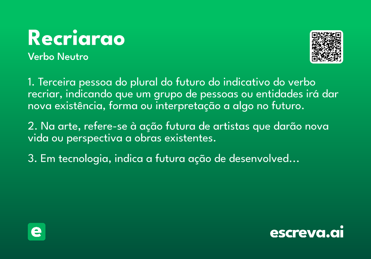 recriarao