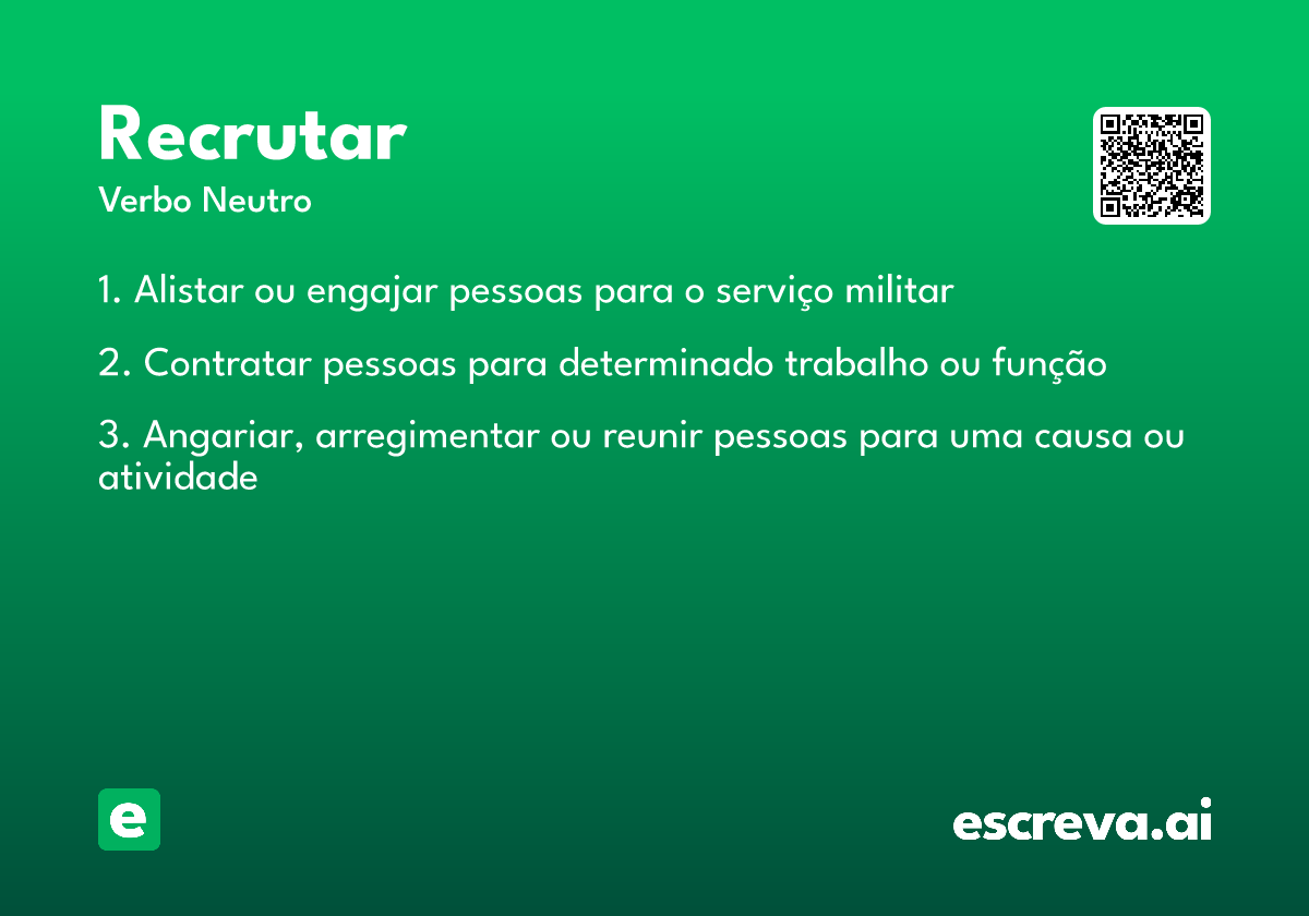 recrutar