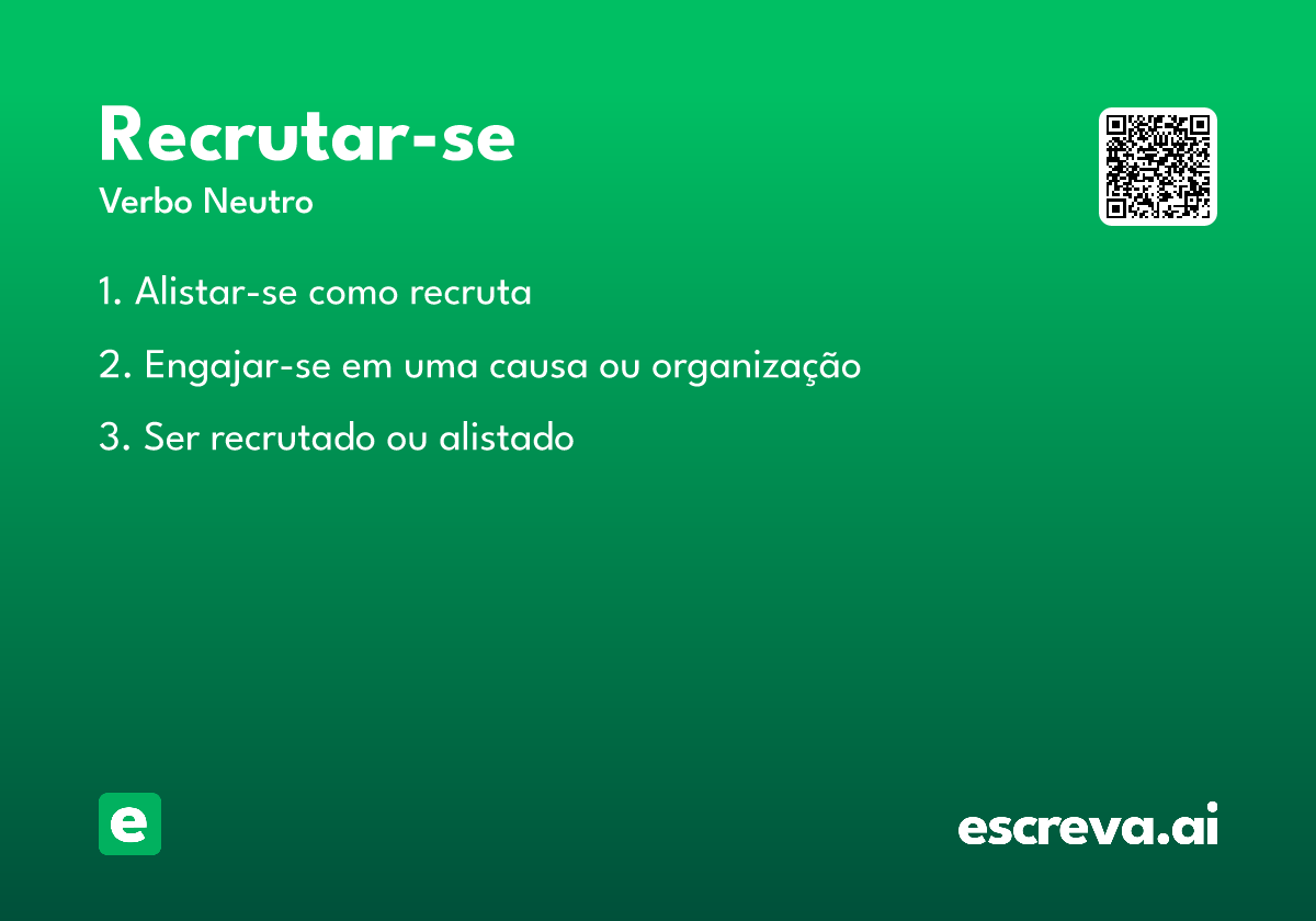 recrutar-se