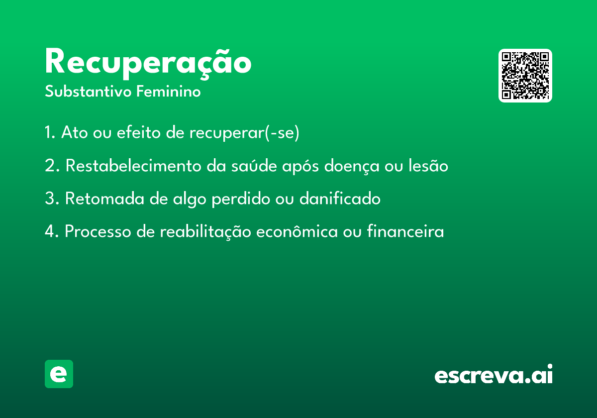 recuperação