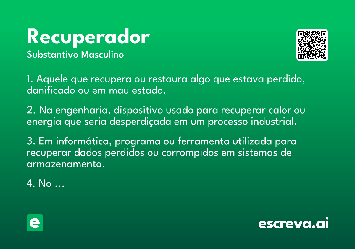 recuperador