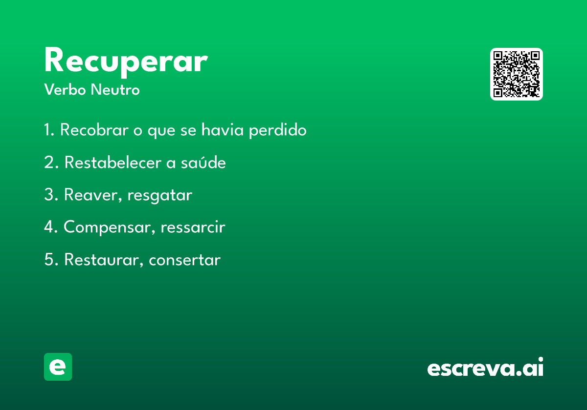 recuperar