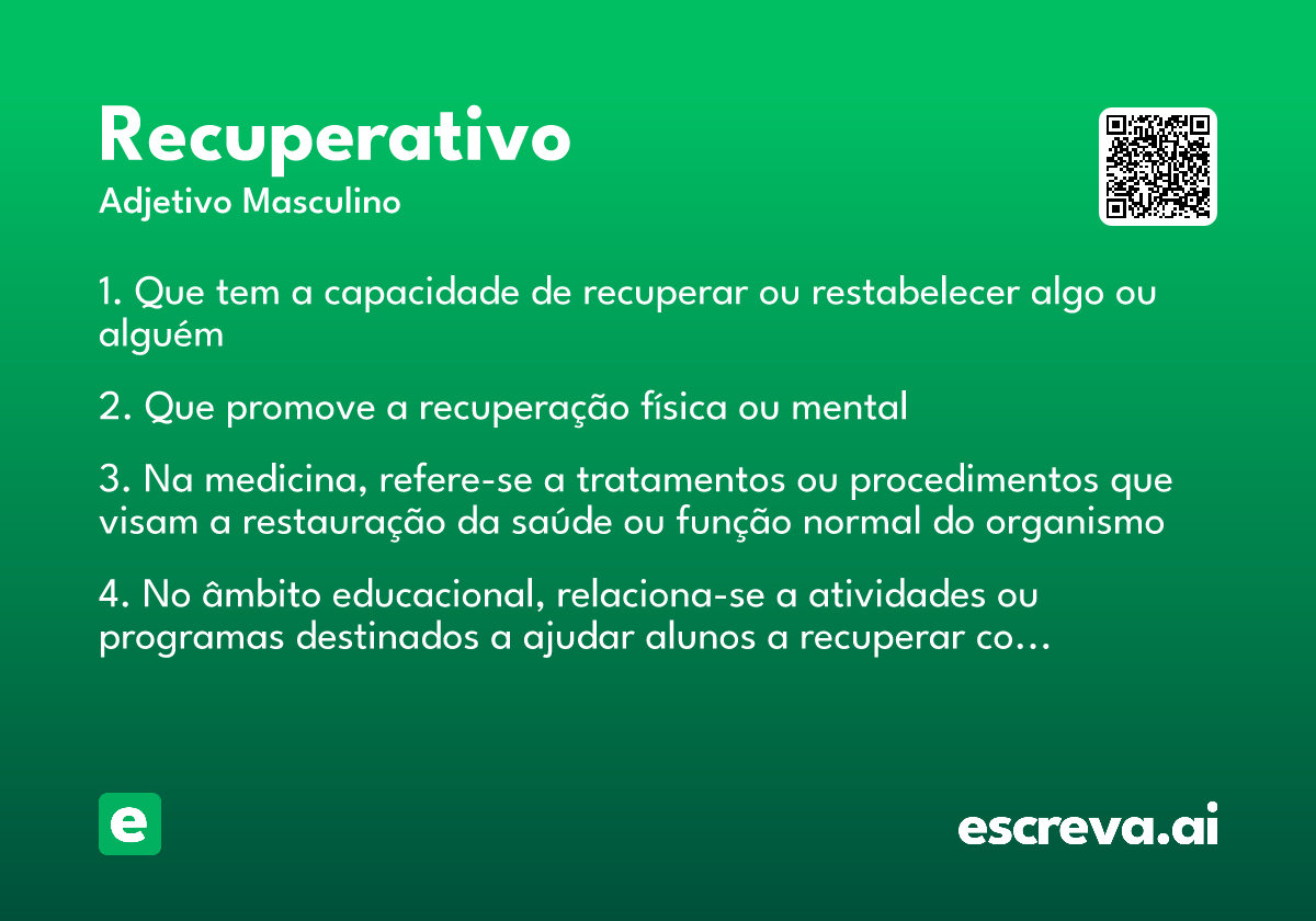 recuperativo