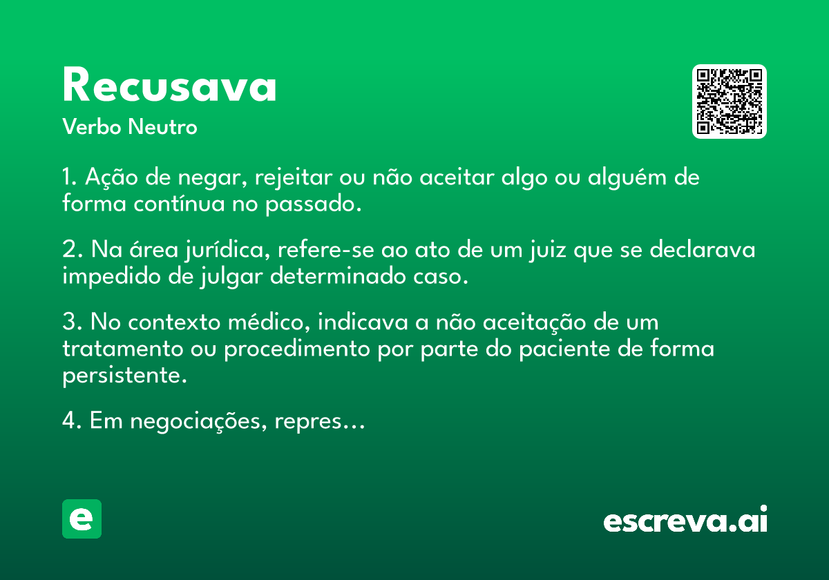 recusava