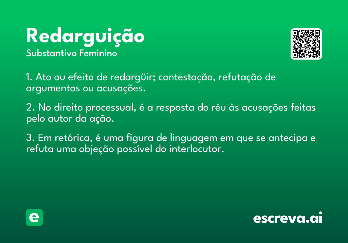 redarguição