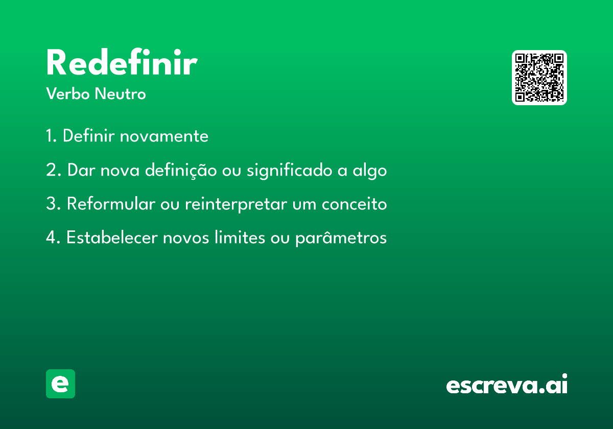 redefinir