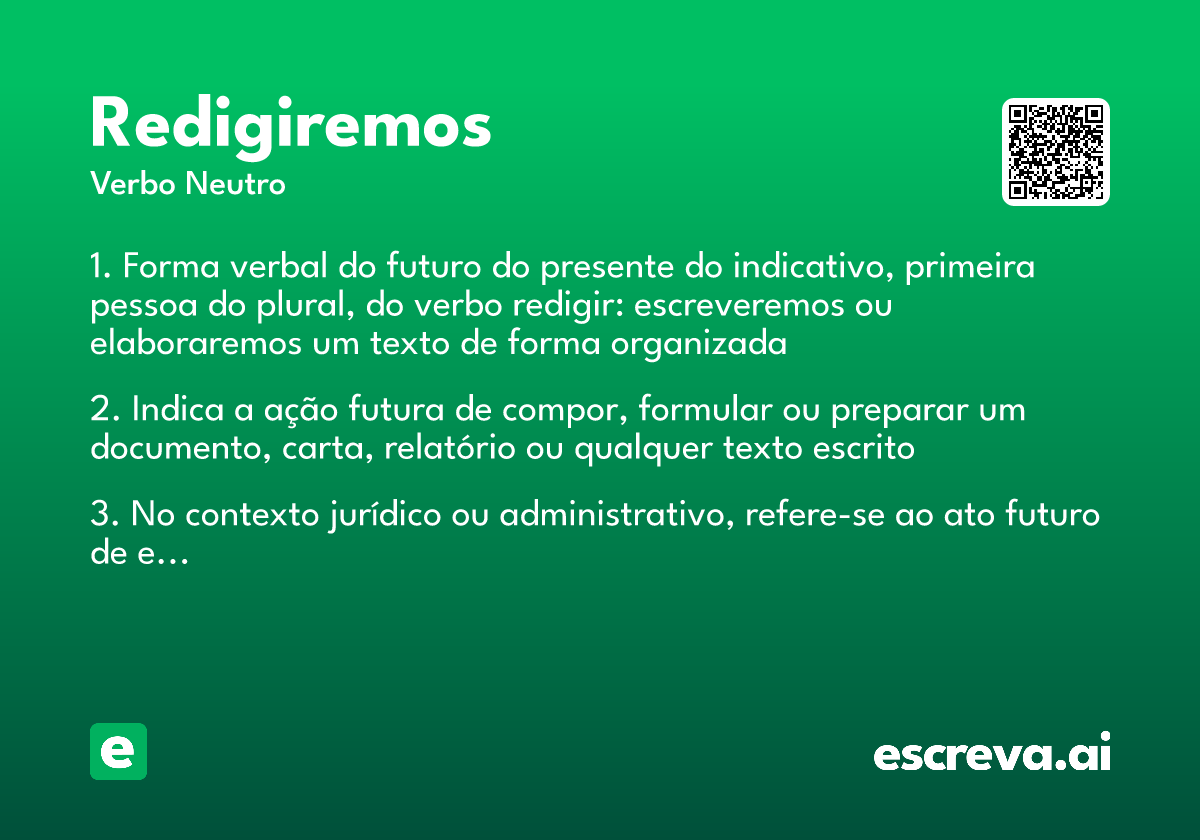 redigiremos