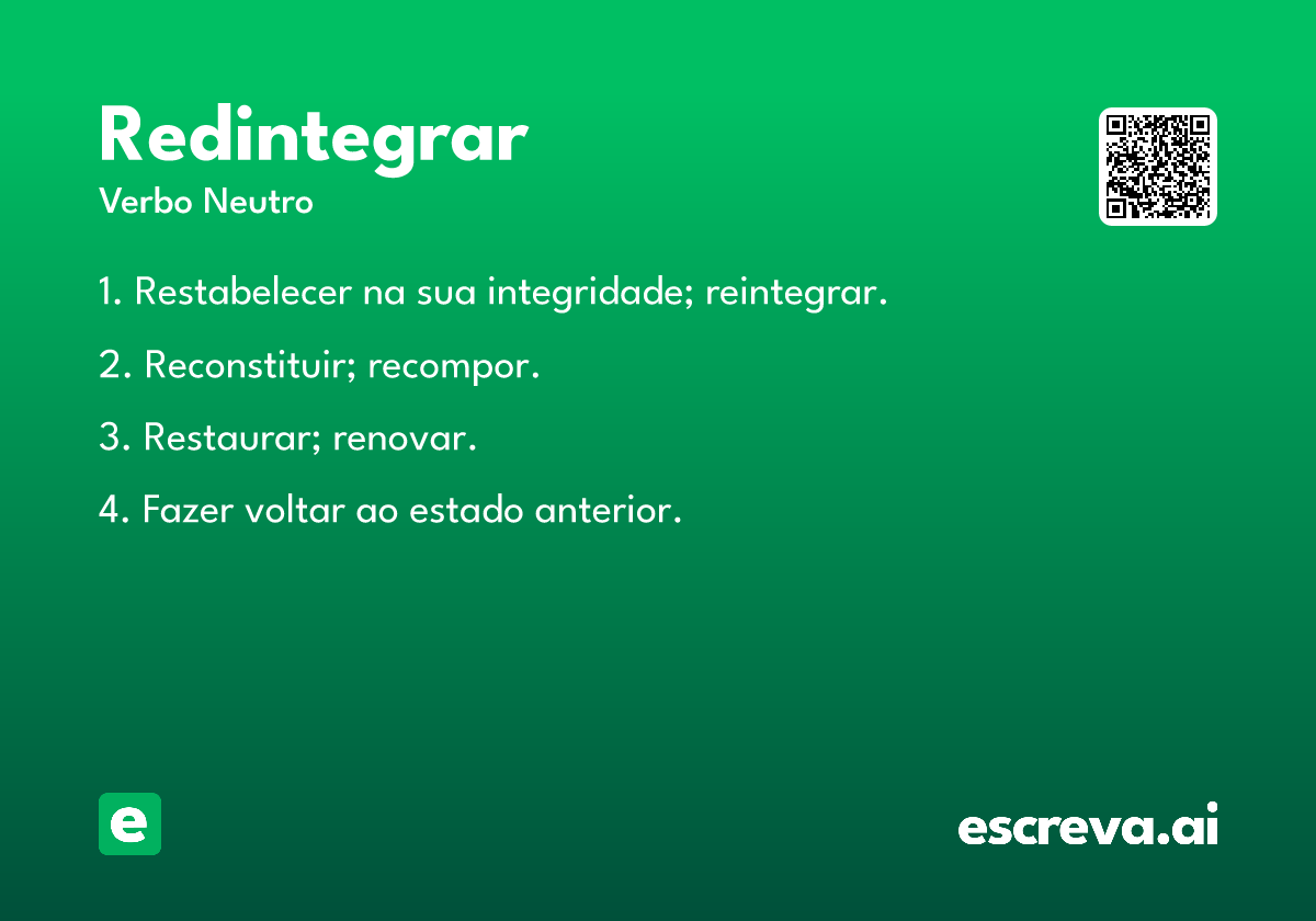 redintegrar