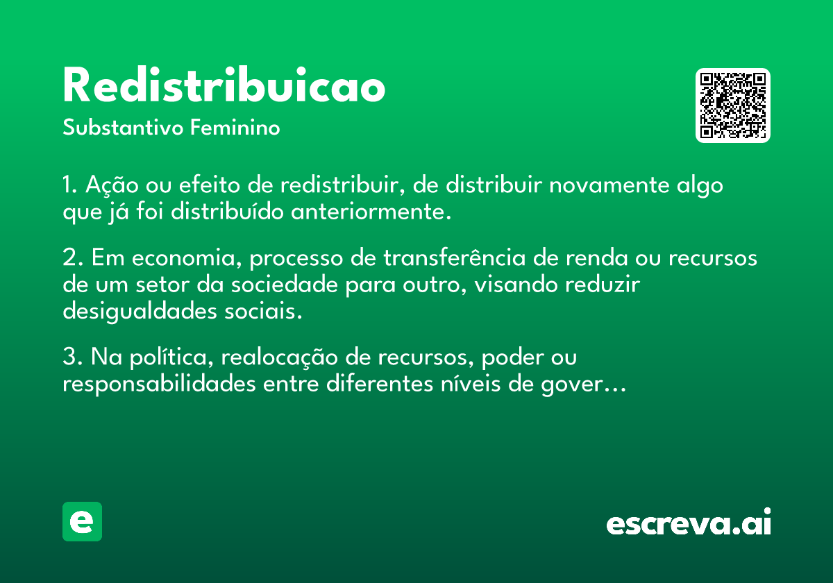 redistribuicao