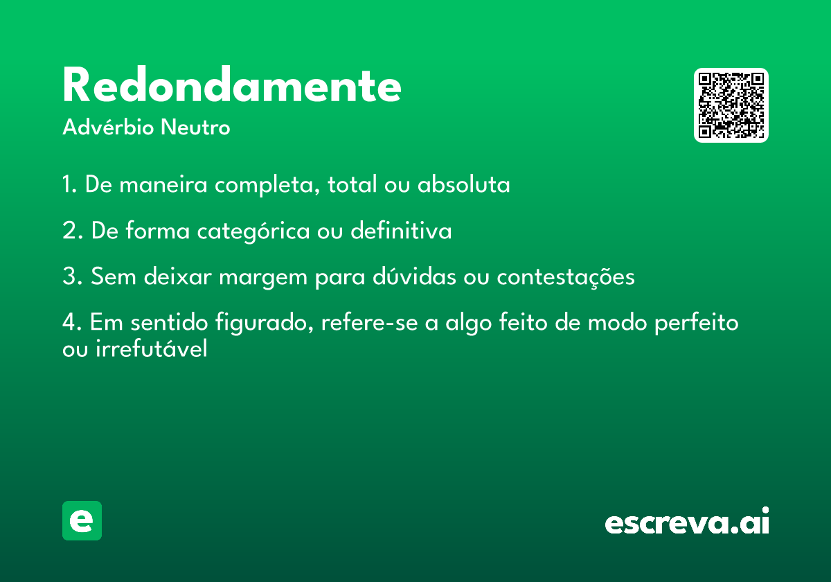 redondamente