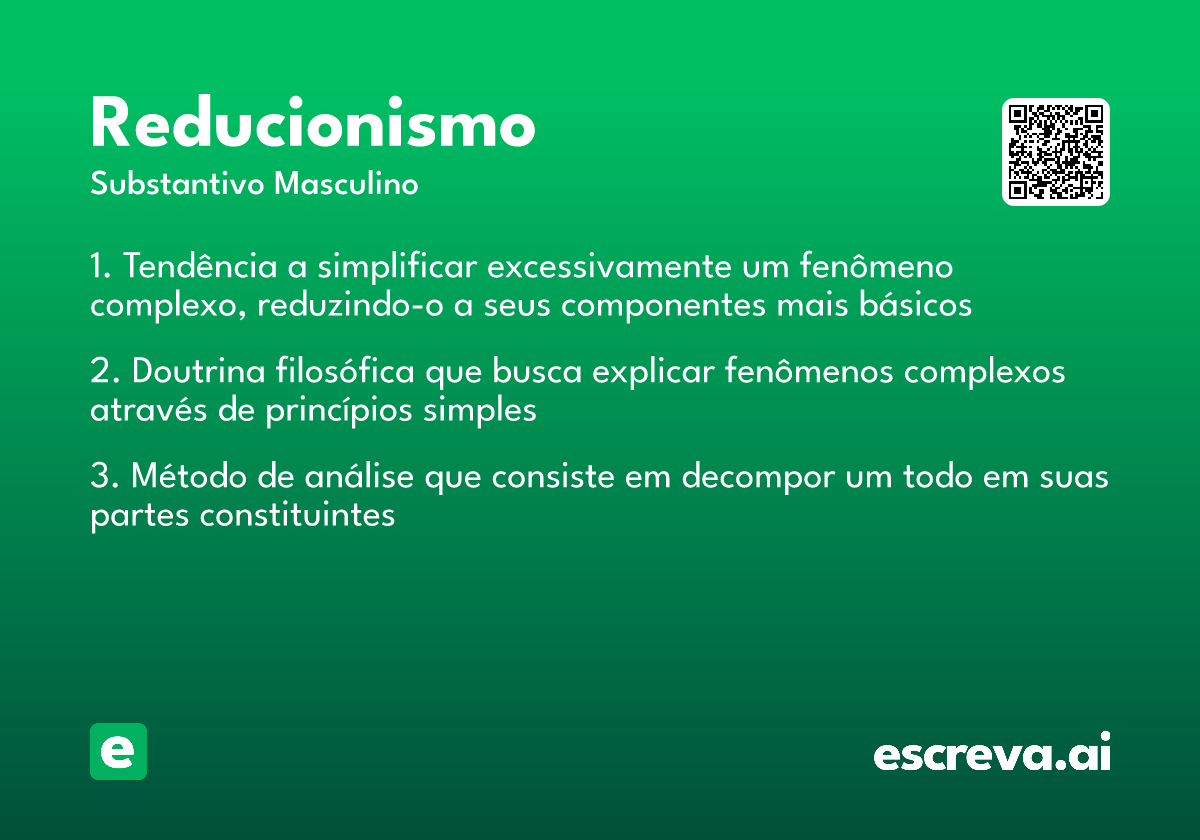 reducionismo