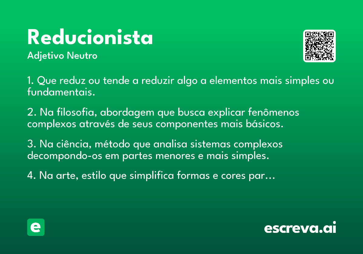 reducionista