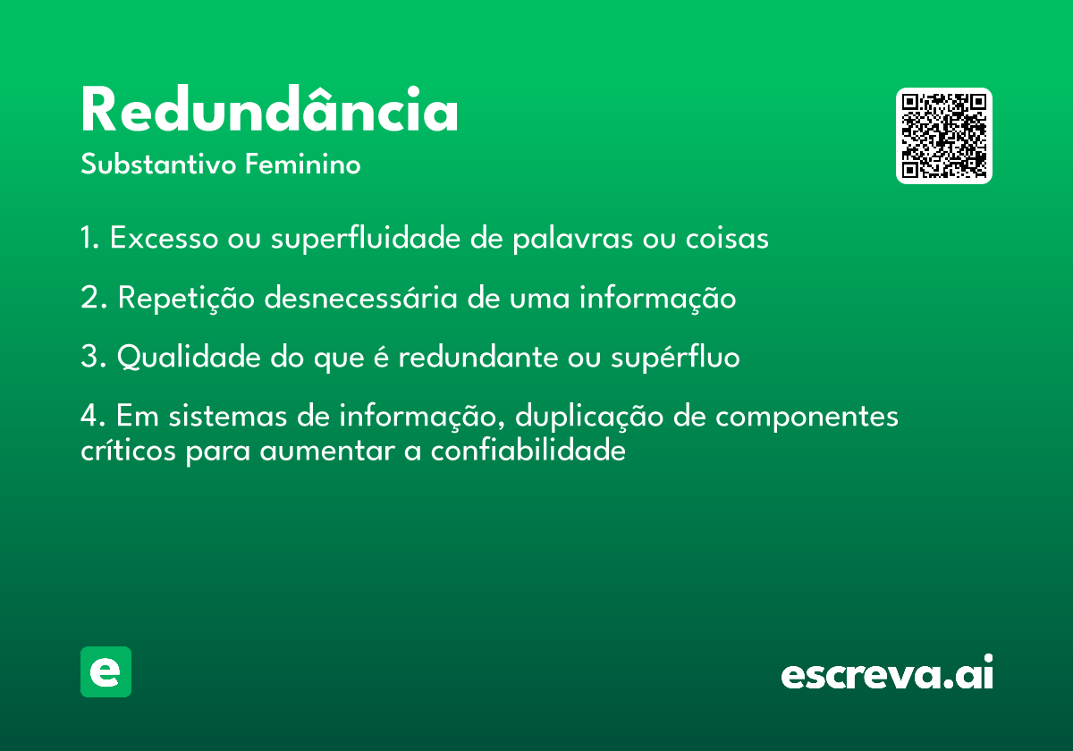 redundância